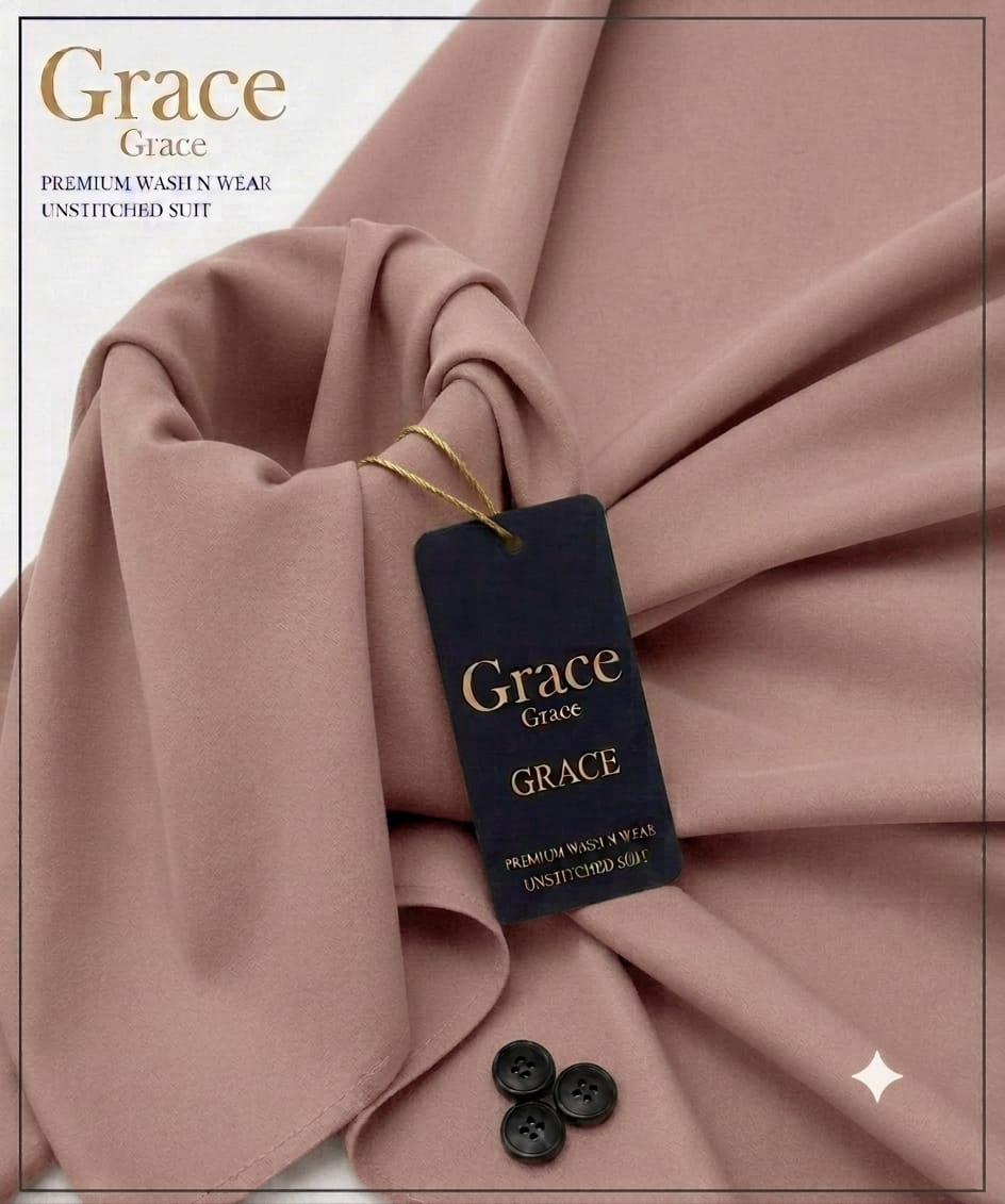 Grace Premium Wash N Wear Unstitched Suit – Dusty Rose